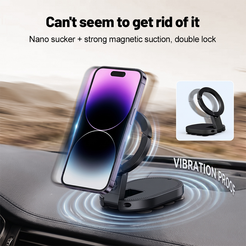 Mobile Electronics Gadgets - 360 ° حامل هاتف مغناطيسي دوار