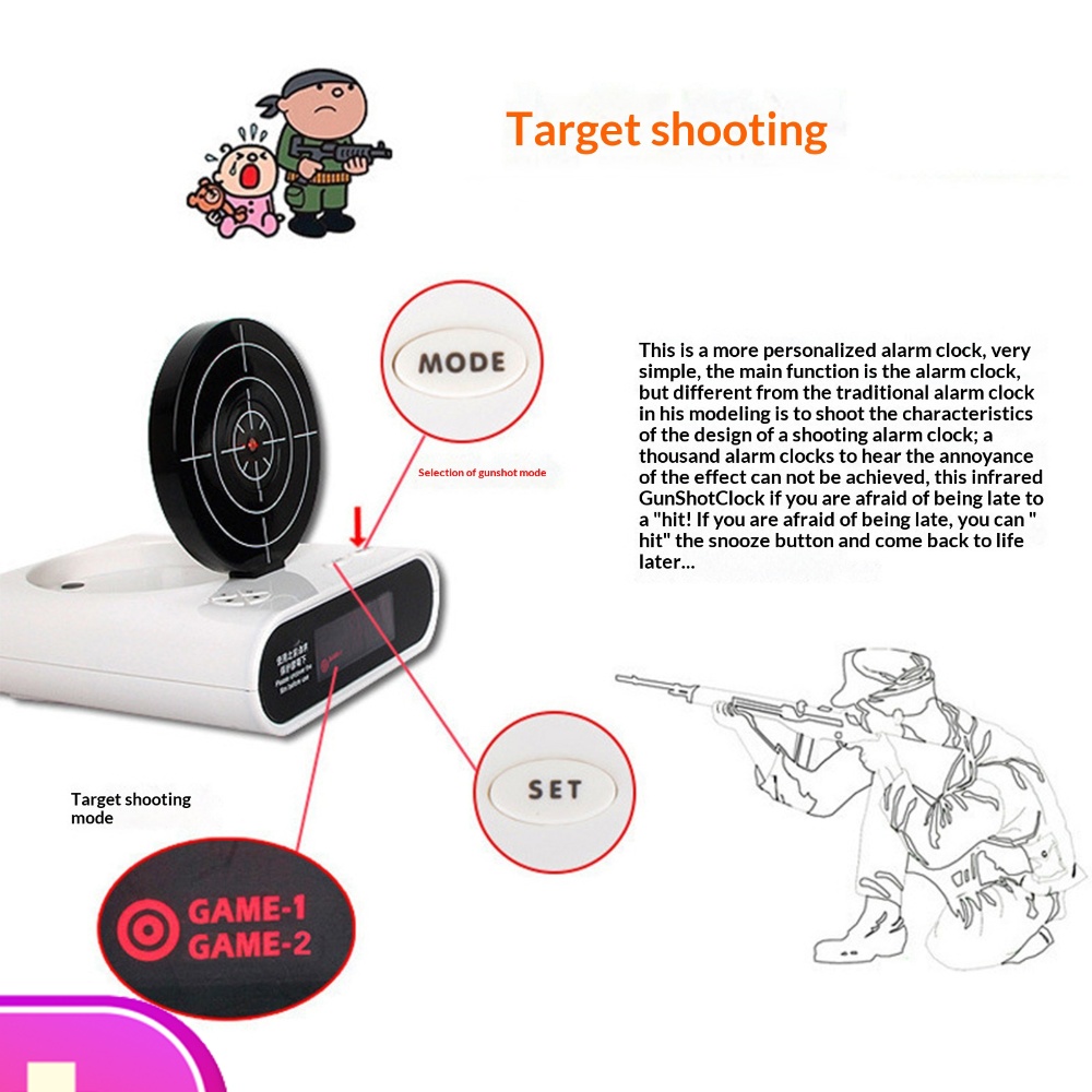 Electronics Gadgets For Gift - ساعة مكتب إلكترونية إبداعية بشاشة LED