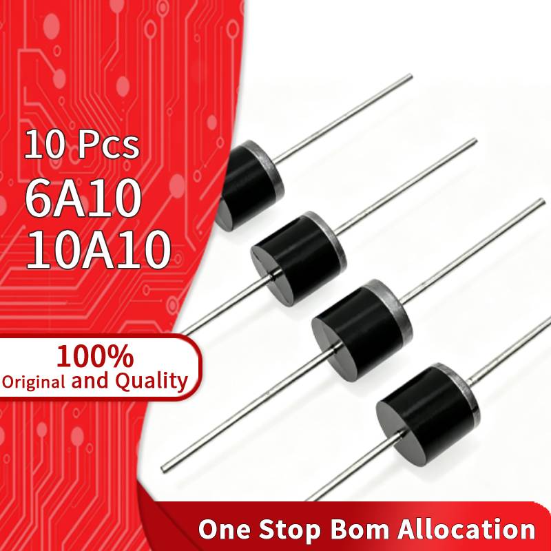 Electronics Gadgets And Accessories - 10 قطع ديود مقوم 6A10 10A10