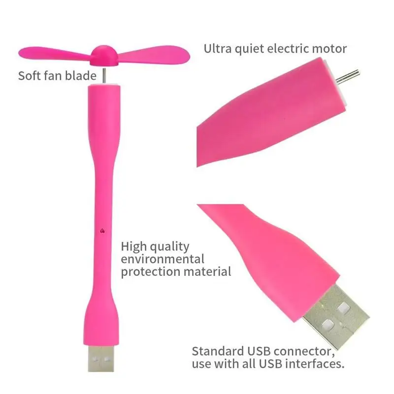 Electronics Gadgets Sale - مروحة USB صغيرة مرنة محمولة ،