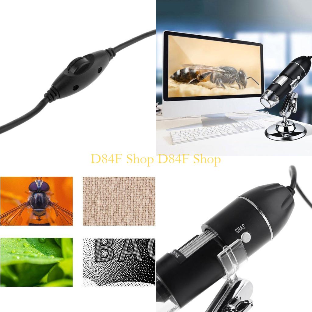 Usb Microscope Digital - D84F متعدد الوظائف 1600X 3 في