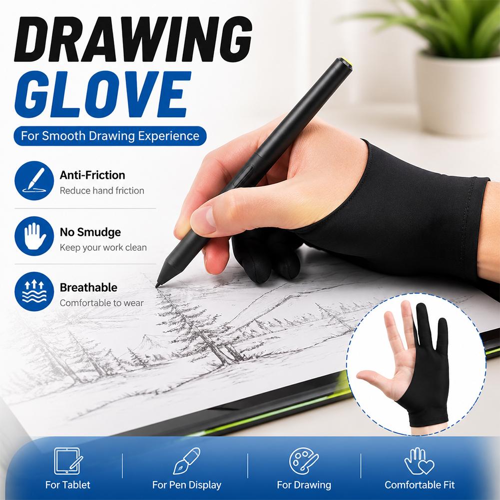 Digital Drawing Tablet - قفاز رسم مضاد للمس الشاشة، قفاز