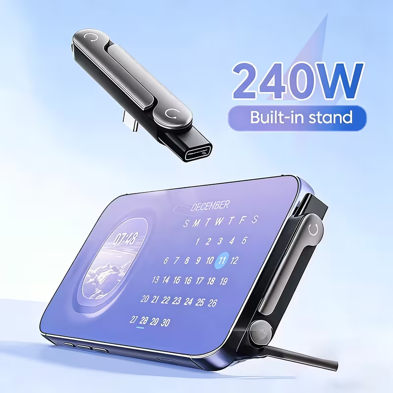 محول شحن سريع من النوع C بقوة  - مراجعة Mini Electronics Gadgets وسعره