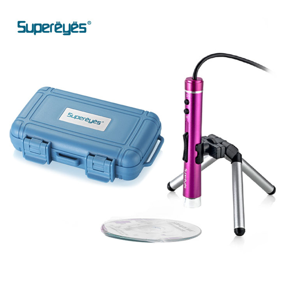 Supereyes B010 2MP 1-500x USB  - مراجعة Usb Microscope Digital وسعره