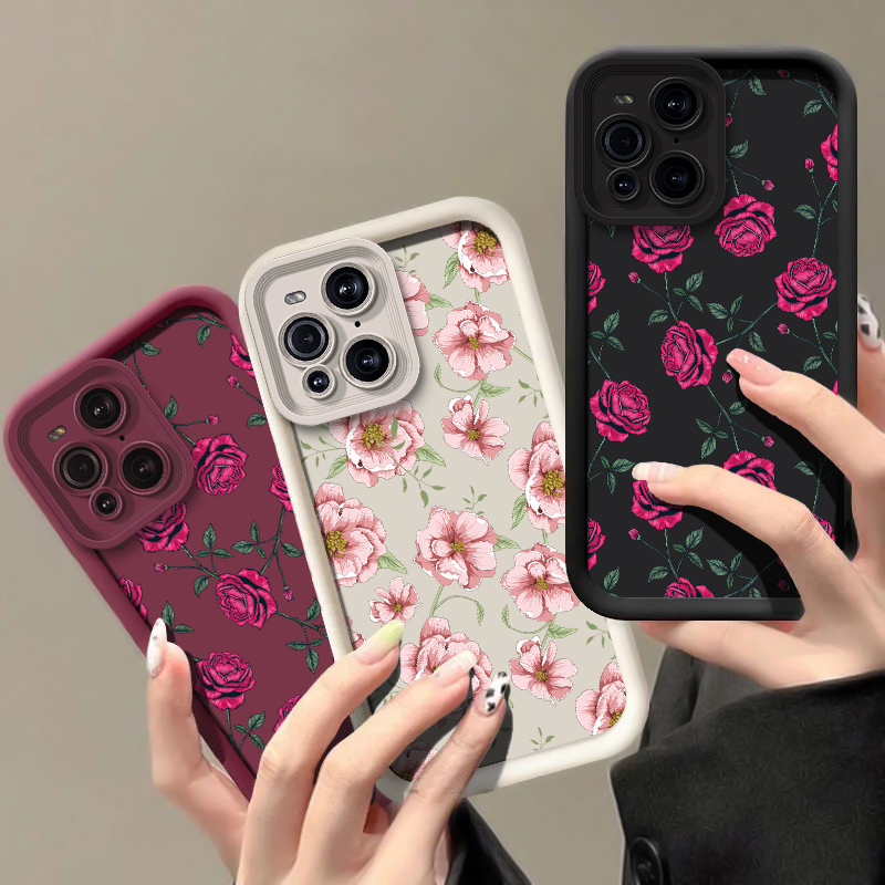 غطاء هاتف سيليكون بتصميم زهور  - مراجعة Oppo Find X8 وسعره