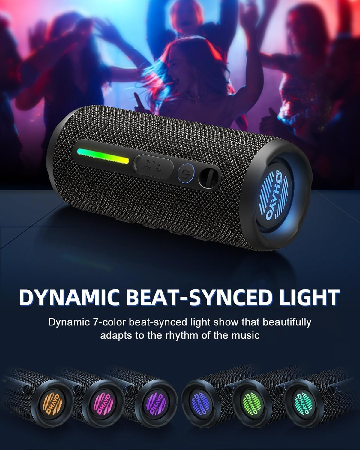 Ohayo S7 مكبر صوت بلوتوث محمول - مراجعة Electronics Gadgets For Gift وسعره