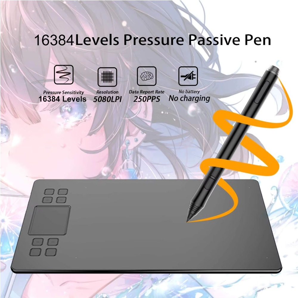 جهاز لوحي للرسم مقاس 10 × 6 بو - مراجعة Digital Drawing Tablet وسعره