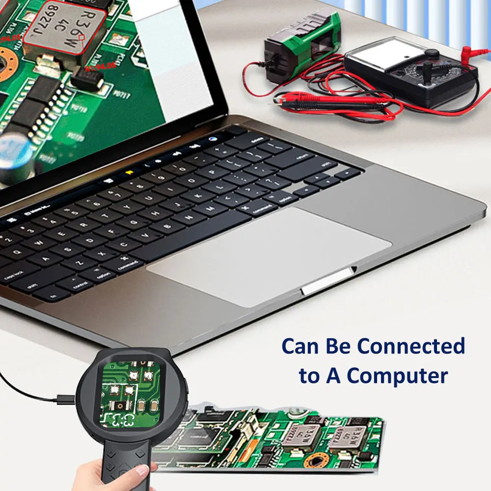 مجهر رقمي لاسلكي محمول مع كامي - مراجعة Usb Microscope Digital وسعره