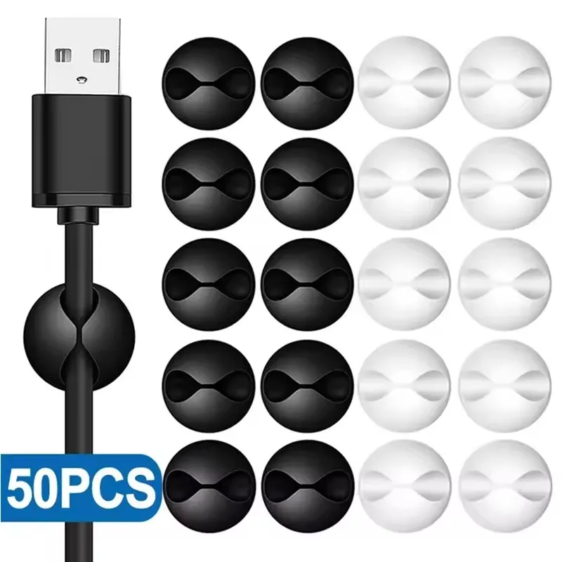 5/50 قطعة منظم كابلات صغير من  - مراجعة Mini Electronics Gadgets وسعره