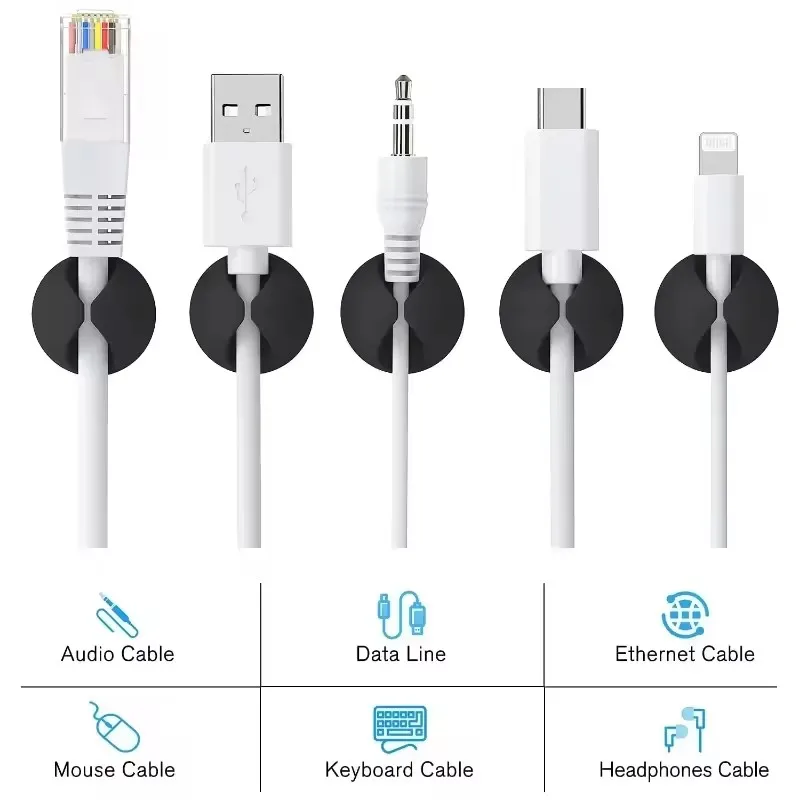 5/50 قطعة منظم كابلات صغير من  - مراجعة Mini Electronics Gadgets وسعره