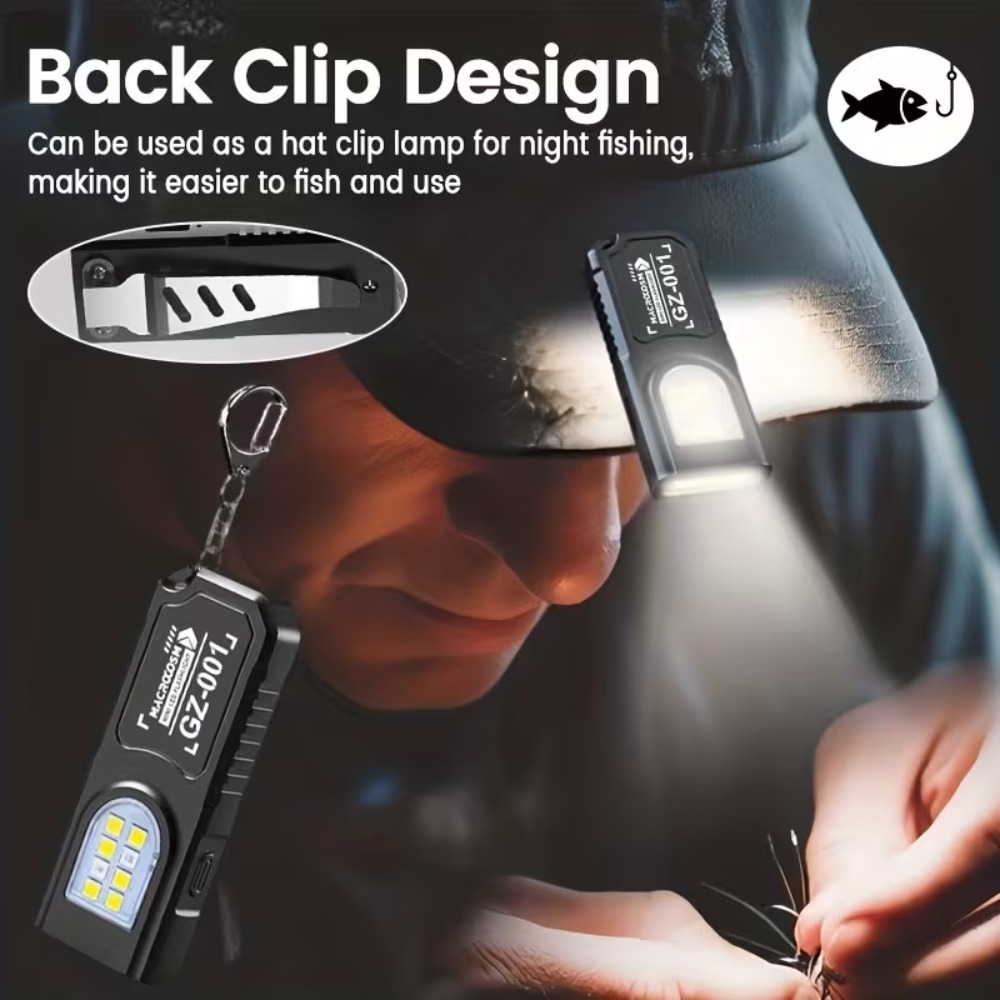 مصباح يدوي صغير COB LED بسلسلة - مراجعة Mini Electronics Gadgets وسعره